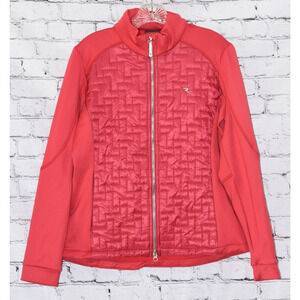 Chervo S.P.A Stretch Women's Full Zip Quilted Thermo Golf Jacket Size 10